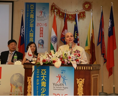 第四屆亞洲青少年人權高峰會 觀各國青年領袖  創台灣學子人權風範